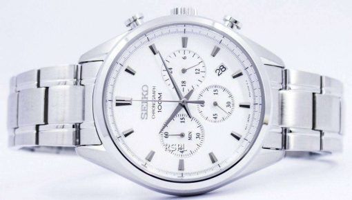 Seiko Quartz Chronograph SSB221 SSB221P1 SSB221P Mens Watch