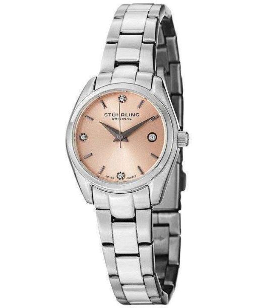 Stuhrling Original Ascot Prime Crystal Accented Swiss Quartz 414L.02 Womens Watch