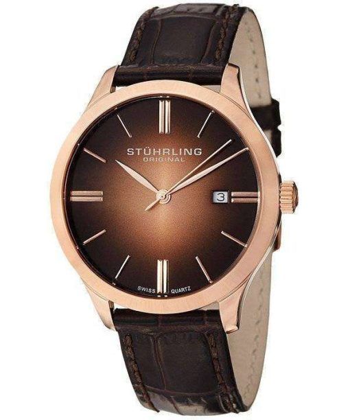 Stuhrling Original Cuvette II Swiss Quartz 490.3345K14 Mens Watch