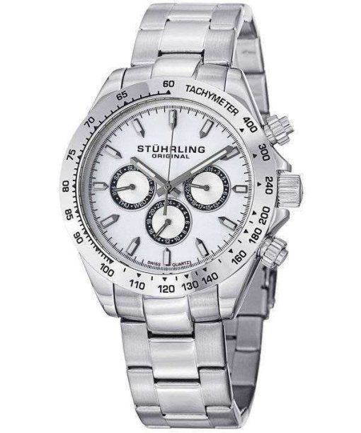 Stuhrling Original Raceway Swiss Quartz Tachymeter Scale 564.01 Mens Watch