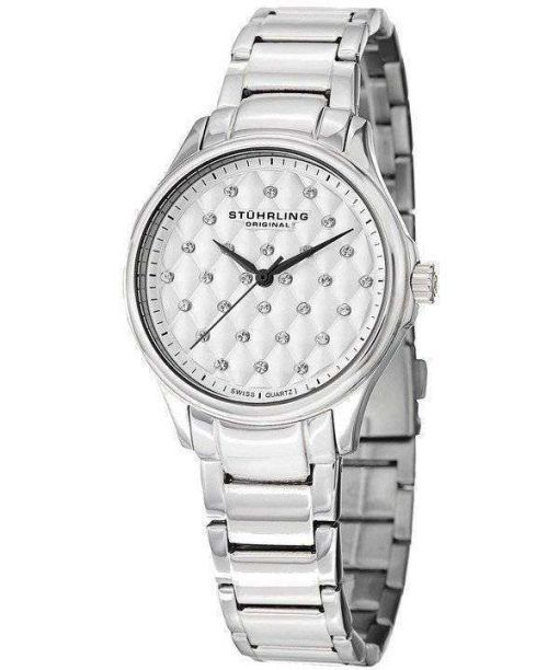 Stuhrling Original Culcita Swarovski Crystals Swiss Quartz 567.01 Womens Watch