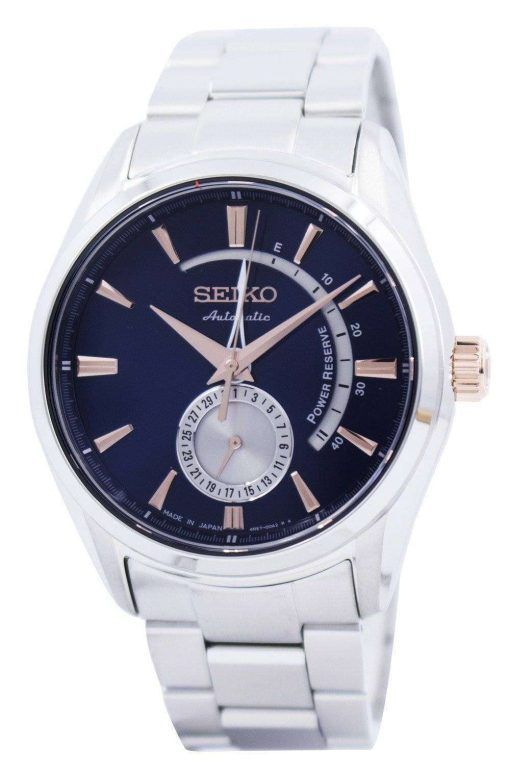 Seiko Presage Automatic Power Reserve Japan Made SSA309 SSA309J1 SSA309J Men's Watch