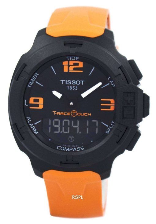 Tissot T-경주 터치 아날로그-디지털 T081.420.97.057.02 T0814209705702 남자의 시계