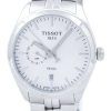 Tissot T-클래식 홍보 100 듀얼 타임 석 영 T101.452.11.031.00 T1014521103100 남자의 시계