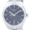 Tissot T-클래식 홍보 100 듀얼 타임 석 영 T101.452.11.061.00 T1014521106100 남자의 시계