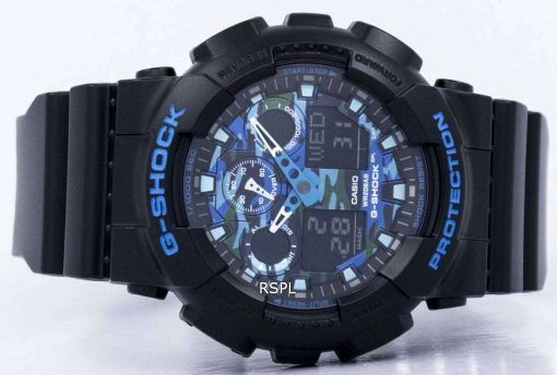 카시오 G 쇼크 아날로그 디지털 GA-100CB-1A 남자의 시계