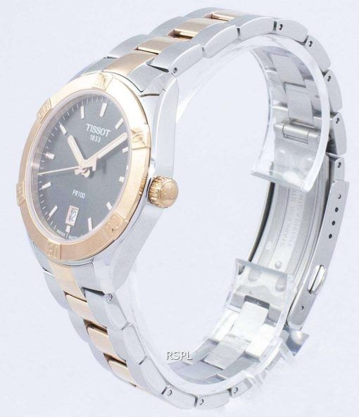 Tissot T-클래식 홍보 100 스포츠 세련 된 석 영 T101.910.22.061.00 T1019102206100 여자 시계