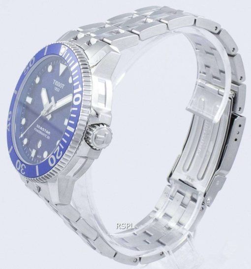 Tissot T 스포츠 Seastar 1000 자동 300 M T120.407.11.041.00 T1204071104100 남자 시계