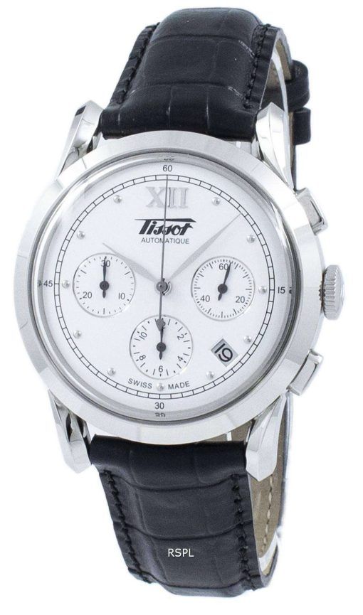 Tissot 유산 1948 크로 노 그래프 자동 T66.1.722.33 T66172233 남자의 시계