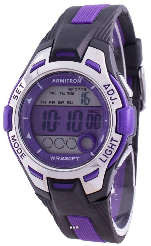 Armitron Sport 457030PUR 쿼츠 Dual Time 여성용 시계