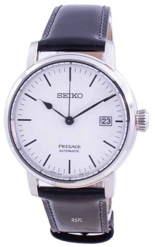 Seiko Presage Riki Watanabe Automatic White Enamel SPB113 SPB113J1 SPB113J Japan Made 100M Men's Watch