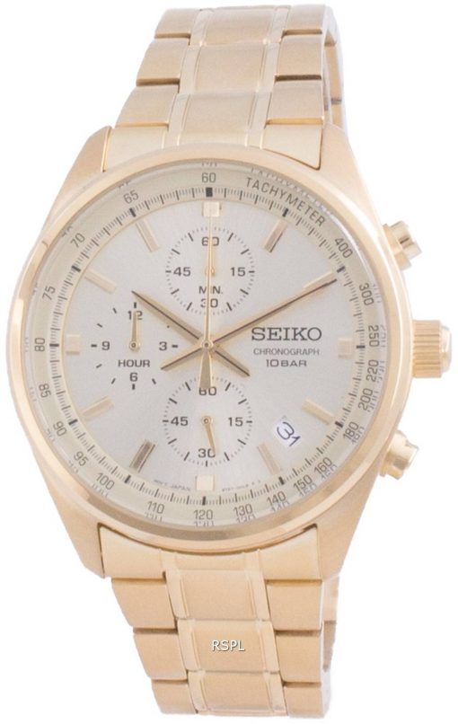 Seiko Chronograph Quartz SSB382 SSB382P1 SSB382P 100M Herreur