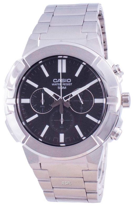 Casio Multi Zeiger Analog Quarz Chronograph MTP-E500D-1A Herrenuhr MTP-E500D-1