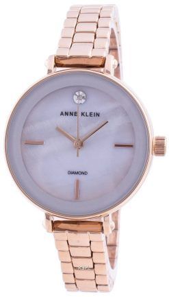 Anne Klein 3386LGRG 쿼츠 다이아몬드 악센트 여성용 시계