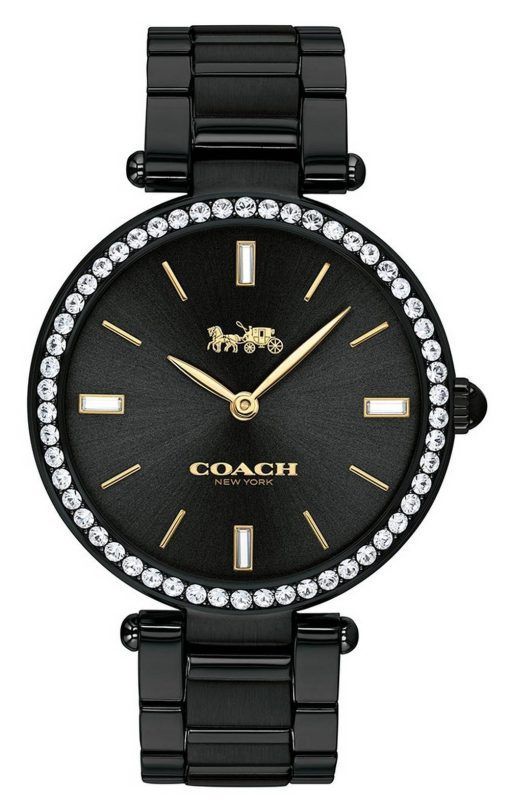 Coach Park Crystal Accents 스테인리스 스틸 쿼츠 14503421 여성용 시계