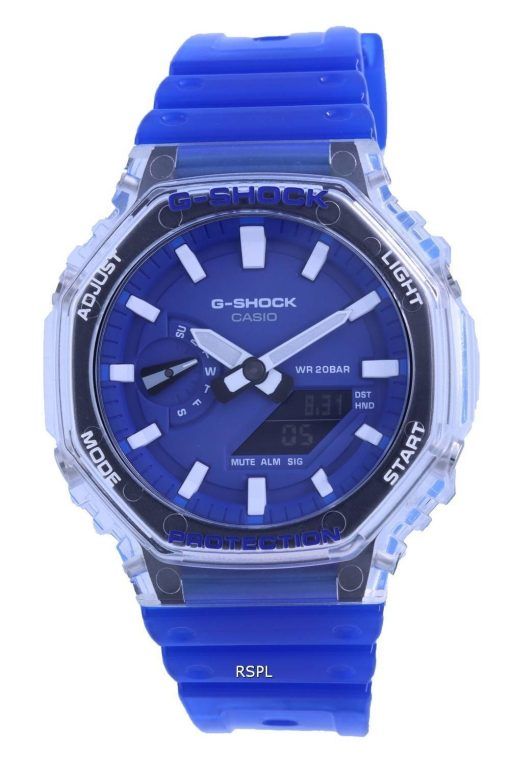 카시오 G-Shock 한정판 히든 코스트 스페셜 컬러 아날로그 디지털 GA-2100HC-2A GA2100HC-2 200M 남성용 시계
