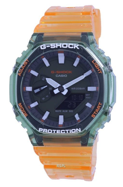 카시오 G-Shock 한정판 히든 코스트 스페셜 컬러 아날로그 디지털 GA-2100HC-4A GA2100HC-4 200M 남성용 시계