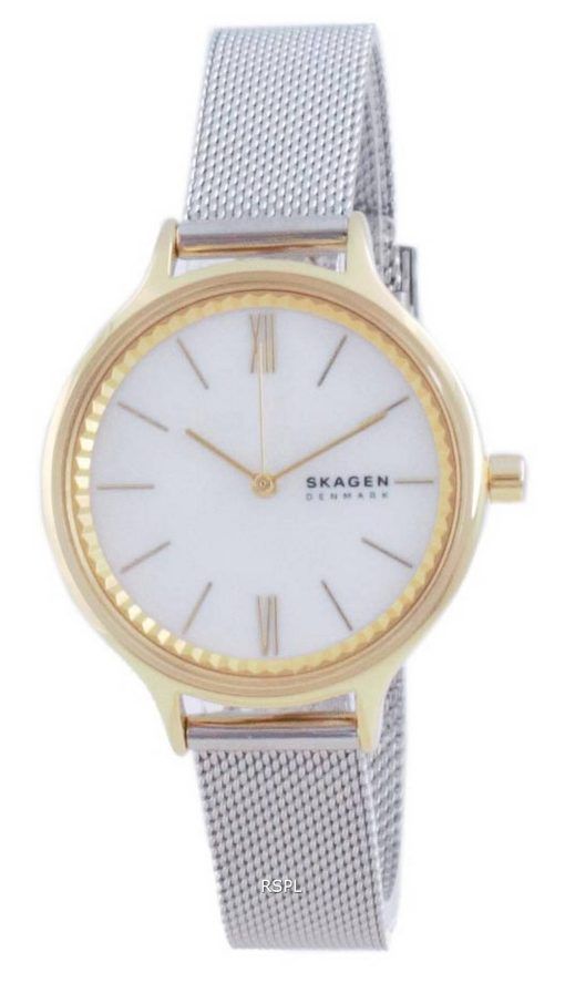 Skagen Anita Gold Tone 스테인레스 스틸 쿼츠 SKW2866 여성용 시계