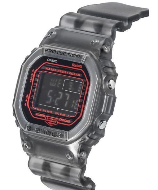 Casio G-Shock Mobile Link 디지털 레진 스트랩 쿼츠 DW-B5600G-1 200M 남성용 시계