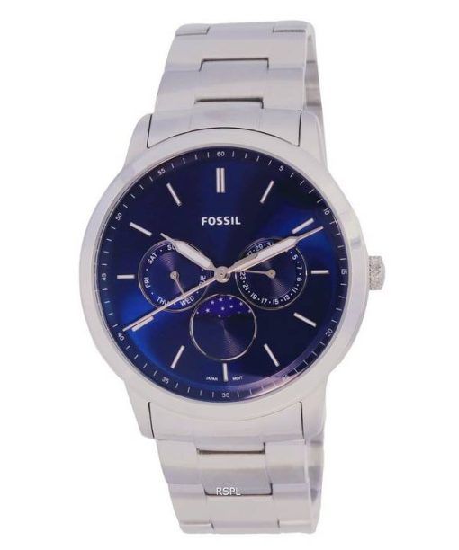 Fossil Neutra Minimalist Moon Phase Blue 다이얼 쿼츠 FS5907 남성용 시계