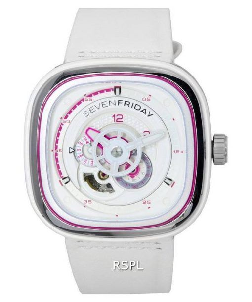 Sevenfriday P-Series Beach Club 오토매틱 P3C/12 SF-P3C-12 100M 여성용 시계