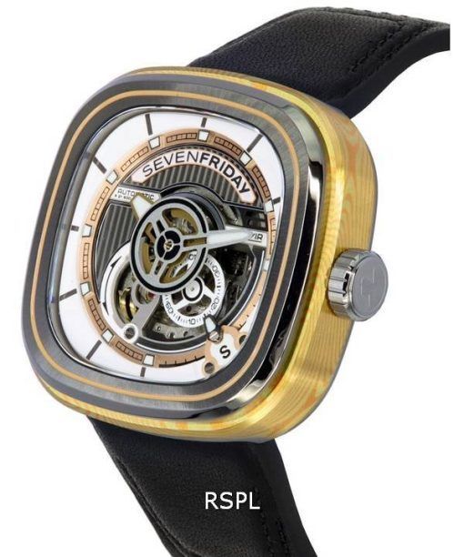 Sevenfriday P-Series Cuxedo Skeleton 다이얼 오토매틱 PS2/02 SF-PS2-02 남성용 시계