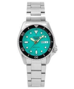 세이코 5 스포츠 SKX 스타일 Midi 청록색 다이얼 오토매틱 SRPK33K1 100M 남성용 시계