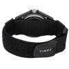 Timex Expedition Acadia 나일론 스트랩 블랙 다이얼 쿼츠 TW4B23800 남성용 시계