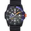 Luminox Bear Grylls Survival SEA 고무 스트랩 블랙 다이얼 스위스 쿼츠 다이버 XB.3723 200M 남성용 시계