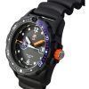 Luminox Bear Grylls Survival SEA 고무 스트랩 블랙 다이얼 스위스 쿼츠 다이버 XB.3723 200M 남성용 시계