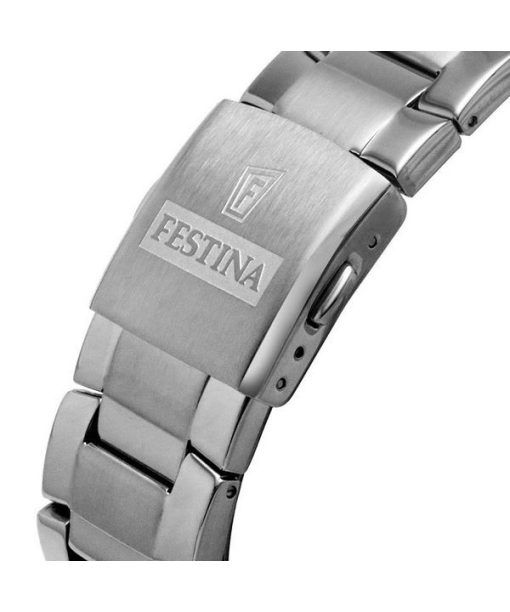 Festina 스포츠 크로노그래프 스테인레스 스틸 블루 다이얼 쿼츠 F20463-2 100M 남성용 시계