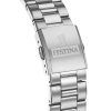 Festina Timeless 크로노그래프 스테인레스 스틸 실버 다이얼 쿼츠 F20560-1 100M 남성용 시계