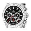 Festina Chrono Sport 스테인레스 스틸 블랙 다이얼 쿼츠 F20668-4 100M 남성용 시계