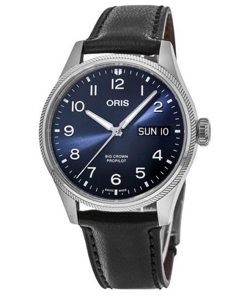 Oris Big Crown ProPilot Big Date Blue 다이얼 오토매틱 01 752 7760 4065-07 5 22 08LC 100M 남성용 시계