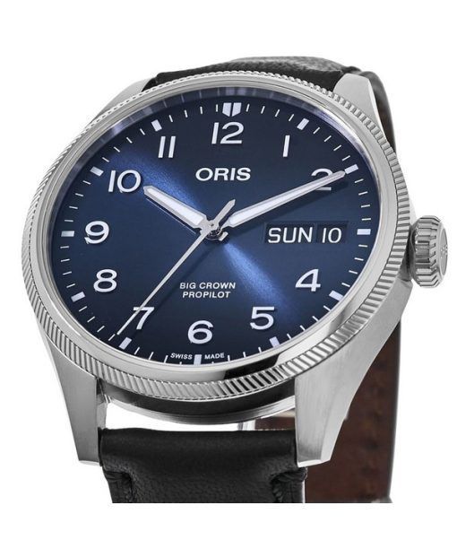 Oris Big Crown ProPilot Big Date Blue 다이얼 오토매틱 01 752 7760 4065-07 5 22 08LC 100M 남성용 시계