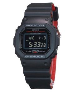 Casio G-Shock 디지털 레진 스트랩 쿼츠 DW-5600UHR-1 200M 남성용 시계