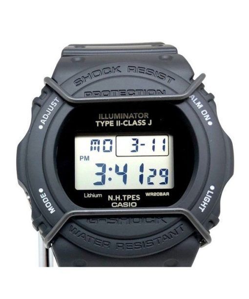 Casio G-Shock Digital N Hoolywood Collaboration 한정판 레진 스트랩 쿼츠 DW-5700NH-1 200M 남성용 시계