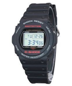 Casio G-Shock 디지털 레진 스트랩 쿼츠 DW-5750UE-1 200M 남성용 시계