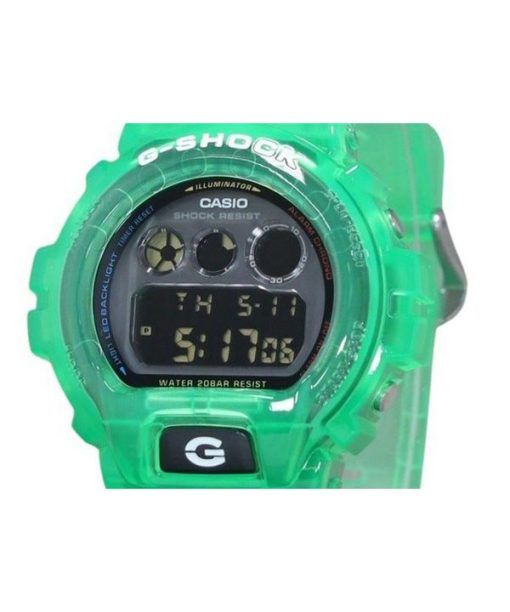 Casio G-Shock Joytopia 디지털 반투명 녹색 수지 스트랩 쿼츠 DW-6900JT-3 200M 남성용 시계