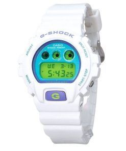 Casio G-Shock 디지털 화이트 바이오 기반 레진 쿼츠 DW-6900RCS-7 200M 남성용 시계