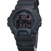 Casio G-Shock 디지털 레진 스트랩 쿼츠 DW-6900UMS-1 200M 남성용 시계