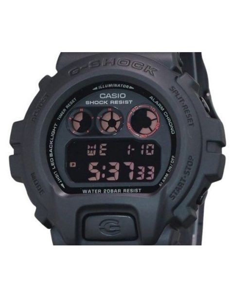 Casio G-Shock 디지털 레진 스트랩 쿼츠 DW-6900UMS-1 200M 남성용 시계