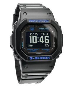 Casio G-Shock G-Squad 디지털 스마트폰 링크 Bluetooth 바이오 기반 수지 Solar DW-H5600-1A2 200M 남성용 시계