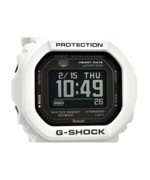 Casio G-Shock G-Squad 디지털 스마트폰 링크 Bluetooth 바이오 기반 수지 Solar DW-H5600-7 200M 남성용 시계