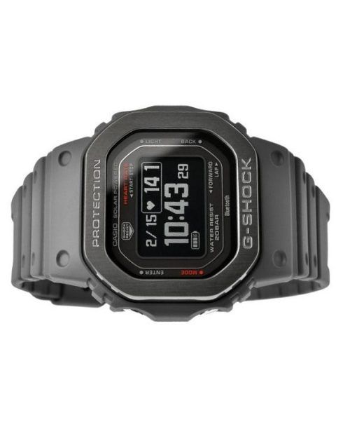 Casio G-Shock G-Squad 디지털 스마트폰 링크 Bluetooth 바이오 기반 수지 Solar DW-H5600MB-8 200M 남성용 시계