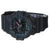 Casio G-Shock 아날로그 디지털 멀티 형광 악센트 시리즈 수지 스트랩 블랙 다이얼 쿼츠 GA-700MF-1A 200M 남성용 시계