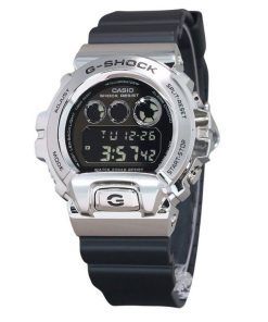 Casio G-Shock 디지털 메탈 베젤 레진 스트랩 쿼츠 GM-6900U-1 200M 남성용 시계