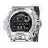 Casio G-Shock 디지털 메탈 베젤 레진 스트랩 쿼츠 GM-6900U-1 200M 남성용 시계