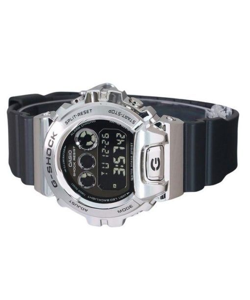 Casio G-Shock 디지털 메탈 베젤 레진 스트랩 쿼츠 GM-6900U-1 200M 남성용 시계