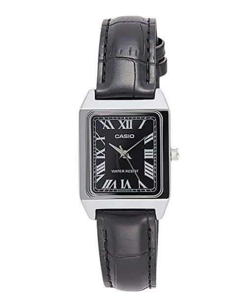 Casio Standard Analog Leather Strap Black Dial Quartz LTP-V007L-1B Women's Watch